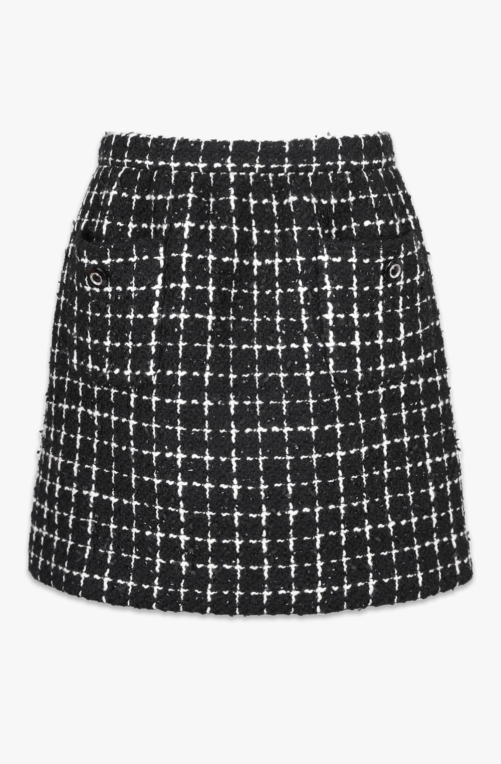 HIGH QUALITY LINE - Carla Tweed Mini Skirt (Fabric by, Made in JAPAN)